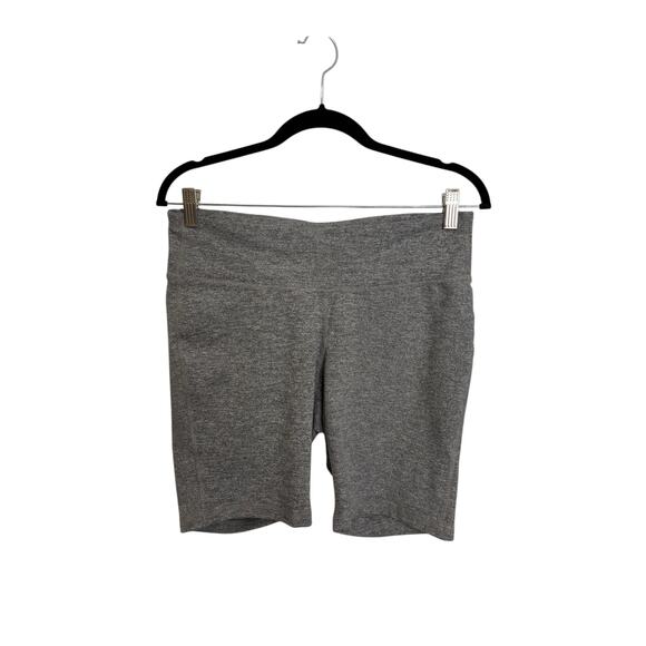 Old Navy Bike Shorts Womens Large Gray Athletic Active - Picture 1 of 3